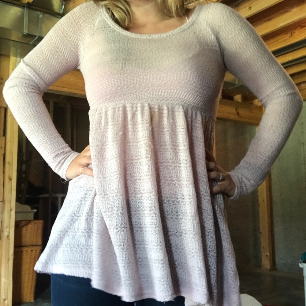 Baby pink delicate top